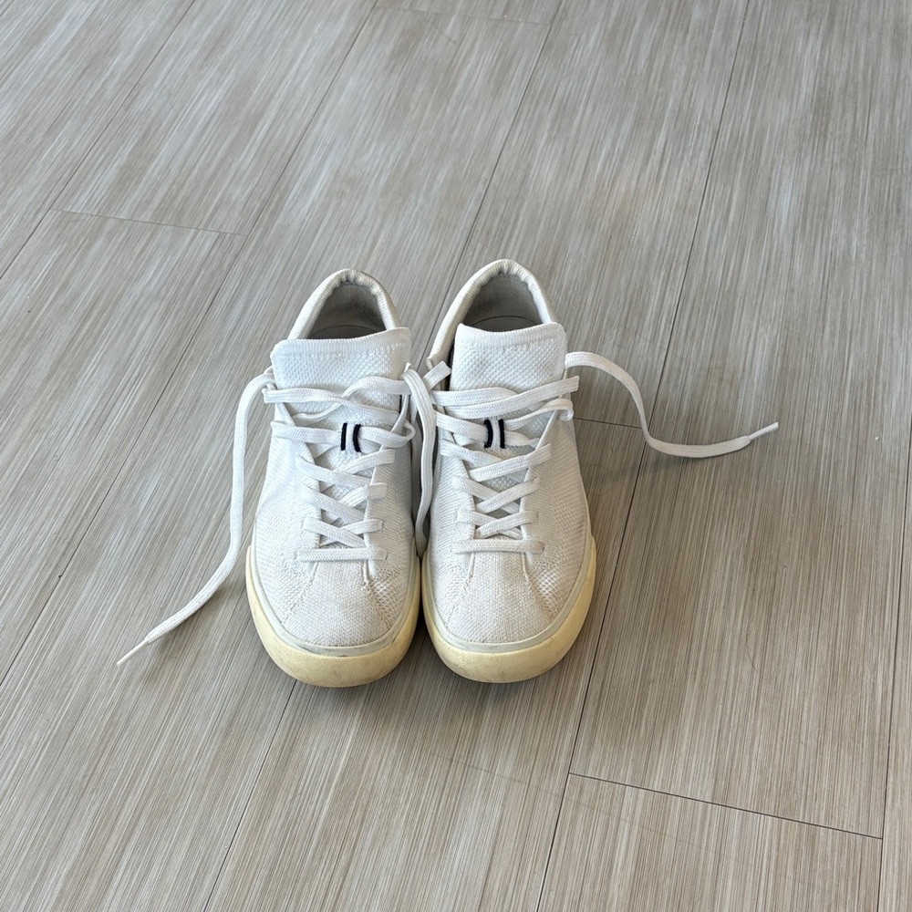 Rothy’s White Low-Top Canvas Sneakers